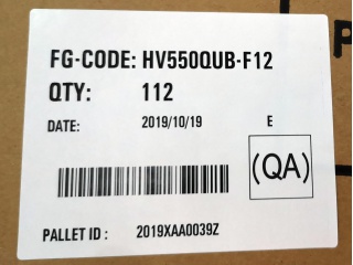HV550QUB-F12